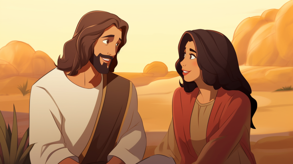 Jesus e a mulher samaritana